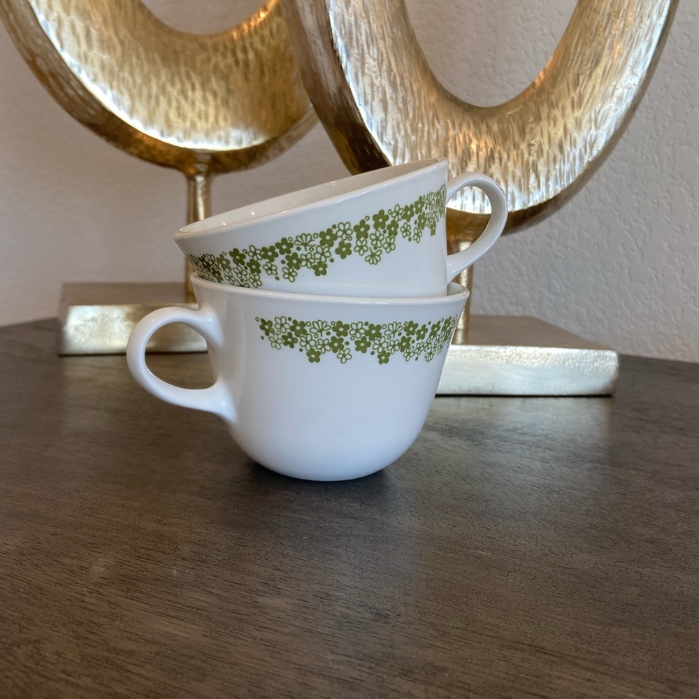 two set corelle livingware by corning usa cups pair of 2 lot